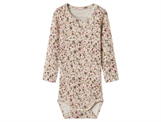 Name It peyote melange floral bodysuit